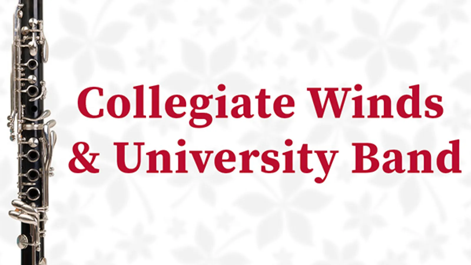 Collegiate Winds and University Band event