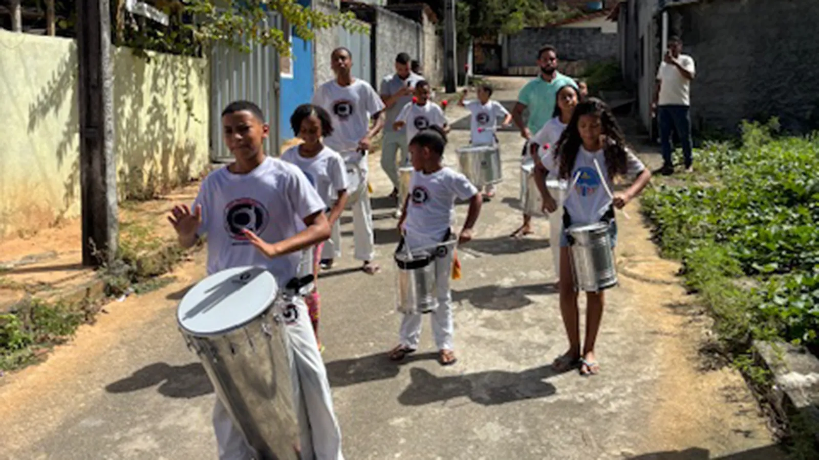 Study Abroad in Brazil; Carnaval group in Salvador