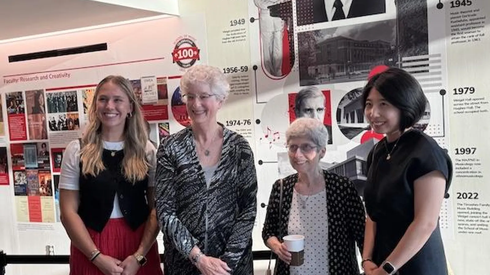 Design students help School of Music honor 100th anniversary