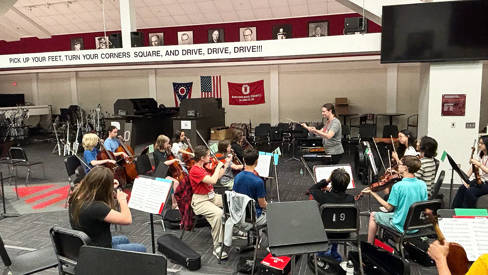 Summer Strings 2025 rehearsal