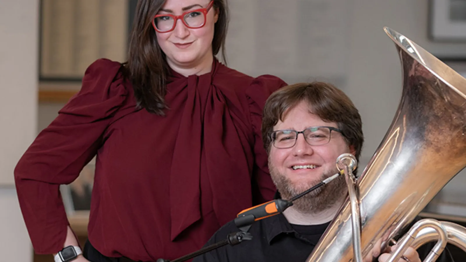 News: A new way to help tuba students find their pitch