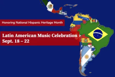 Latin American Music Celebration logo